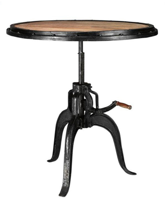 Industrial Crank Dining Cum Bar Table