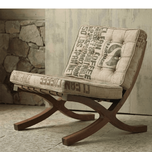 living room barcelona chair