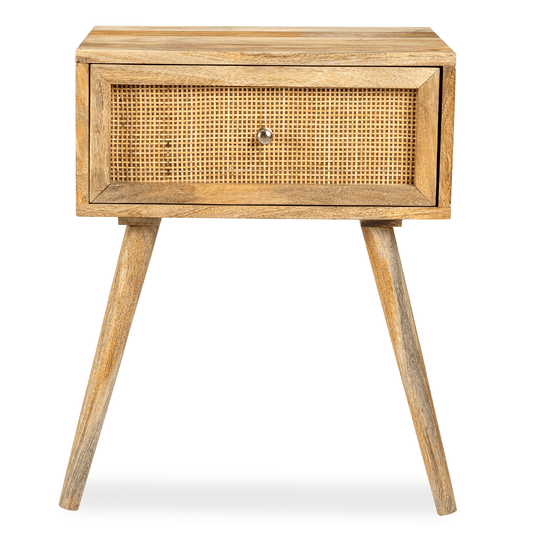 rattan nightstand