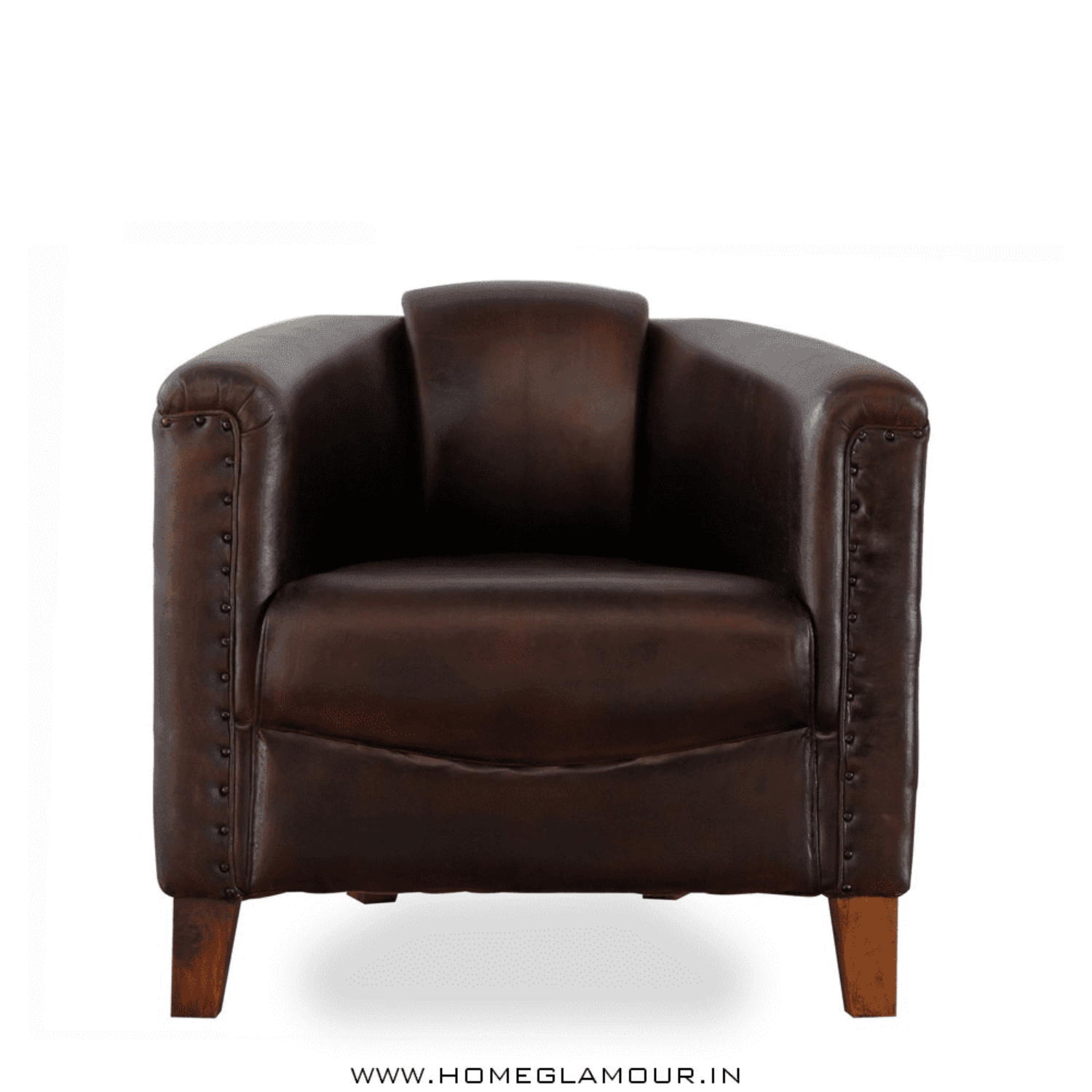 Leather living 2024 room chair