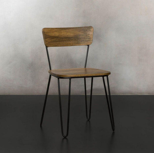 hairpin metal dining chairs