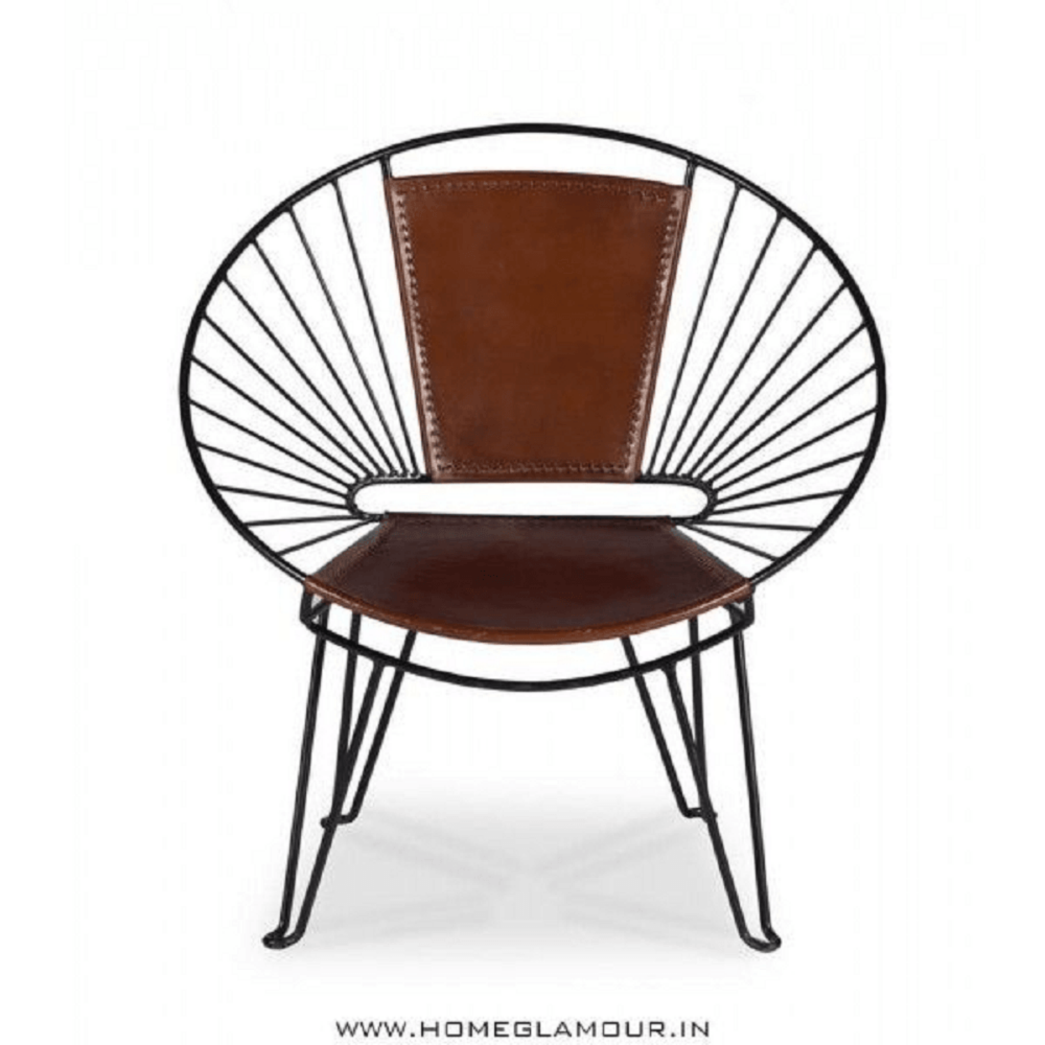 Leather accent discount chair modern