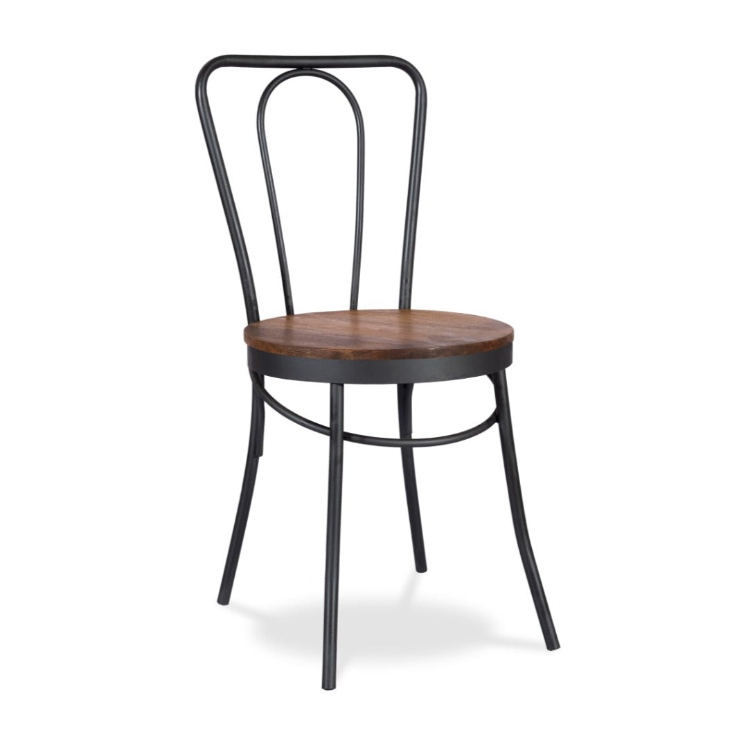 French Metal Cafe Dining Chair Set of - Main Image