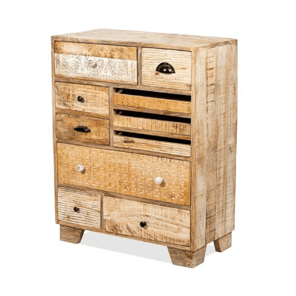 Buy Vintage Wooden Chest Of Drawer Online in India – Home Glamour
