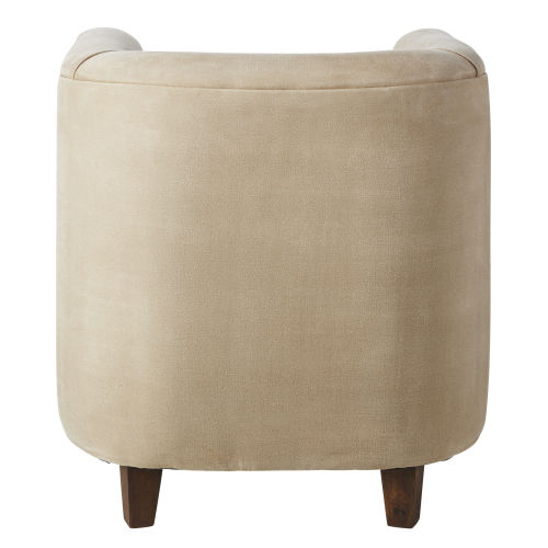 Espano Leather Canvas Armchair