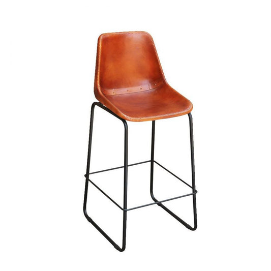 Kauff Leather Bar Chair