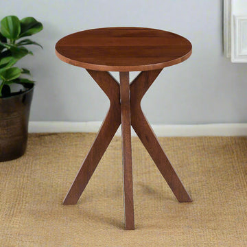 LOOM ROUND CROSS LEG SIDE TABLE