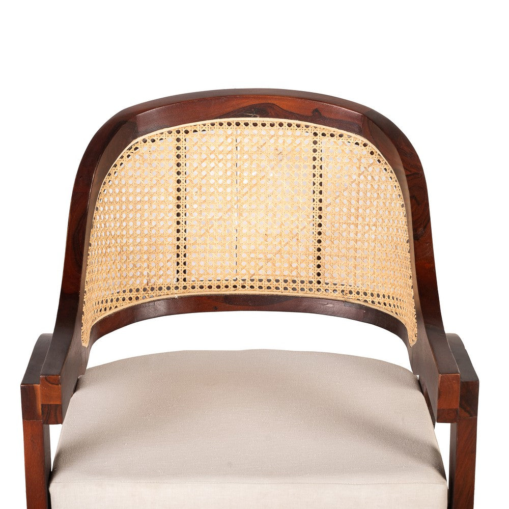 cane armchair