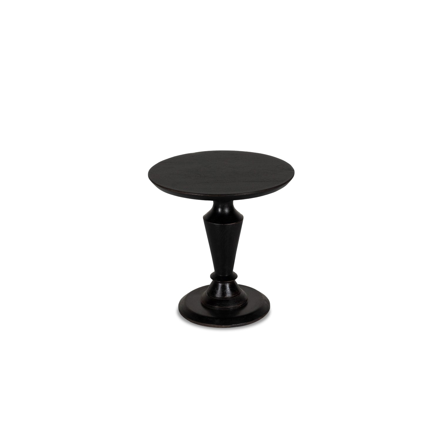 black side table