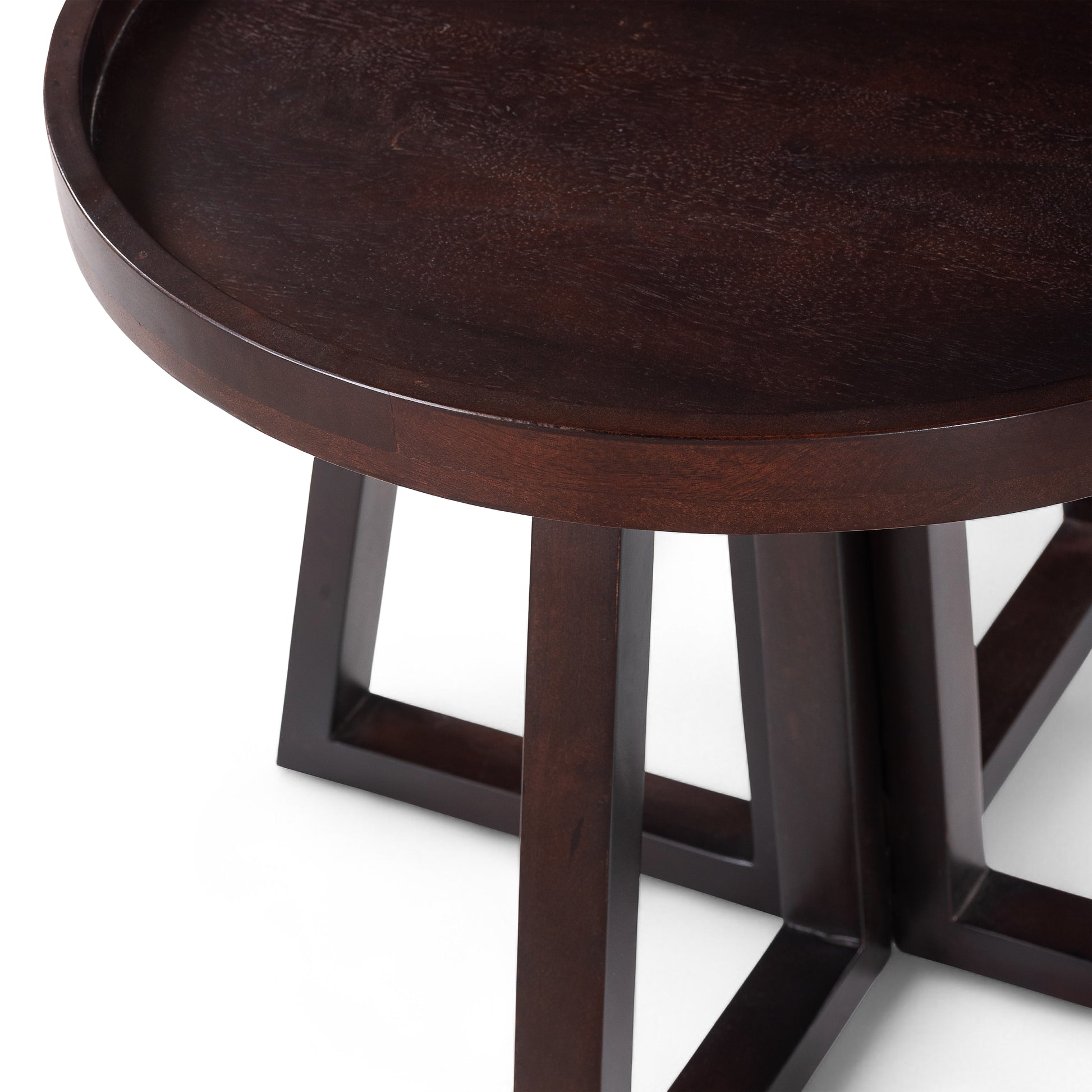 solid wood coffee table