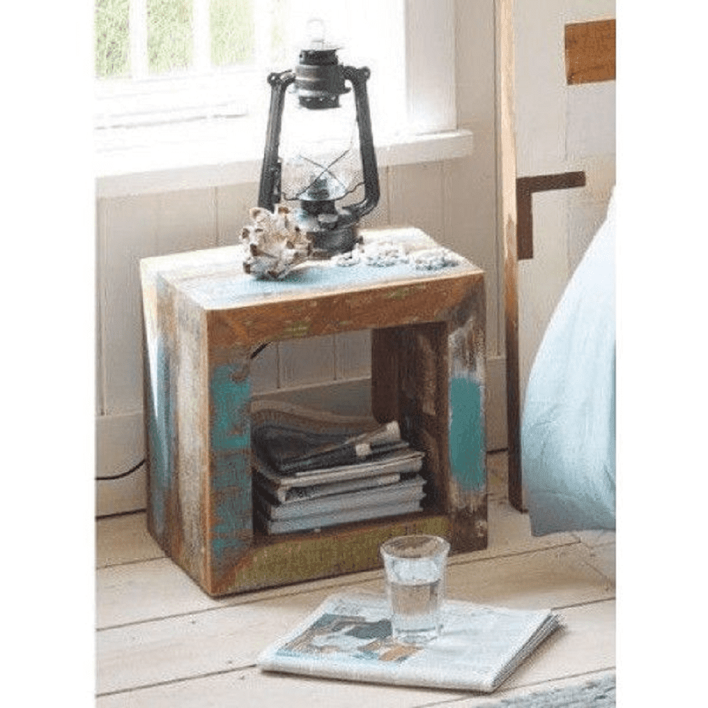 Hollow Cube Side Table