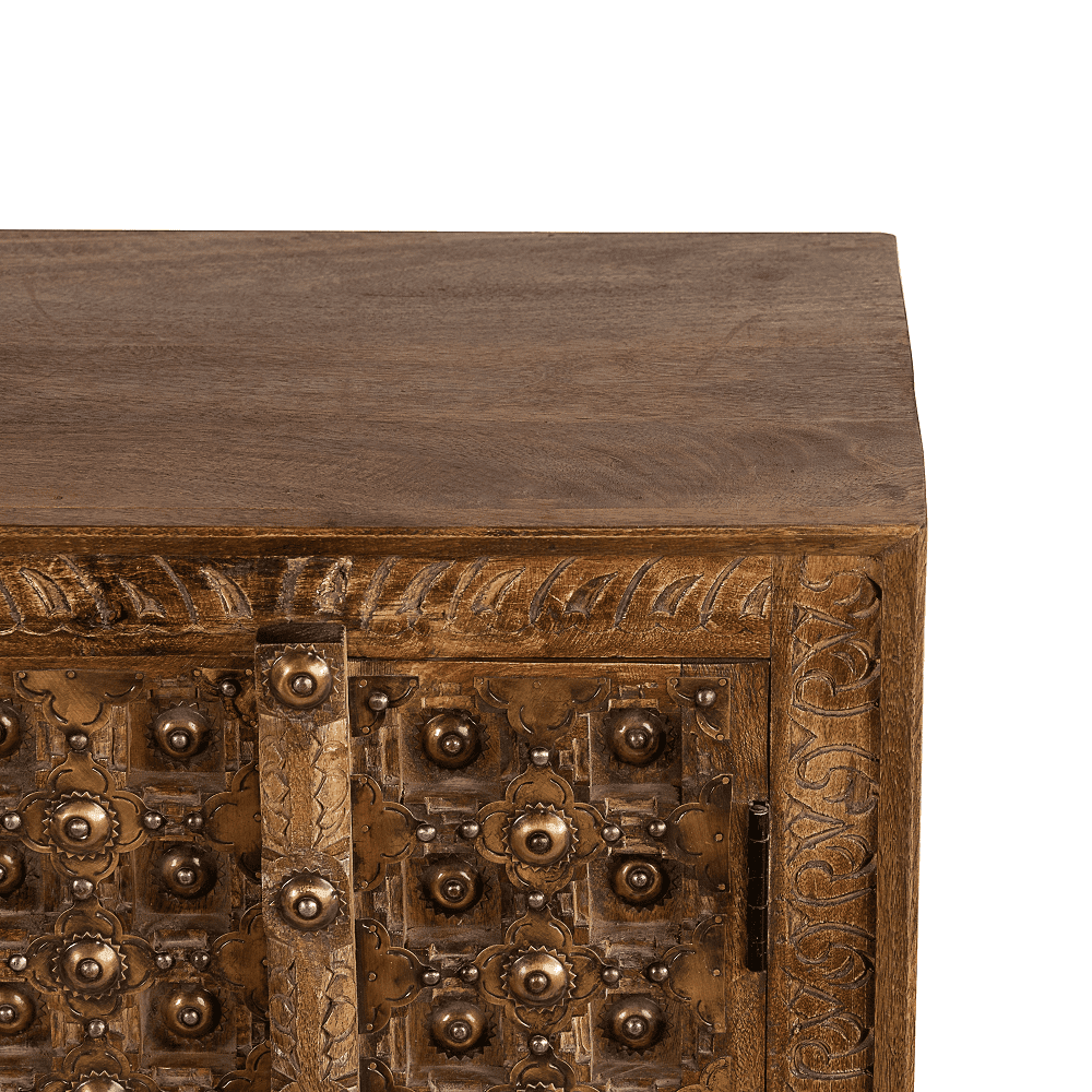 antique wooden carved cabinet