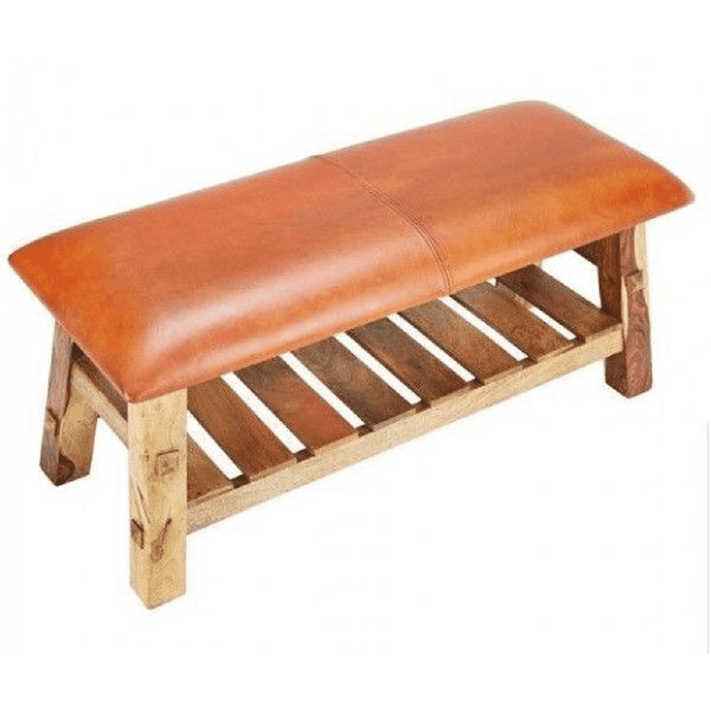 dining table bench leather