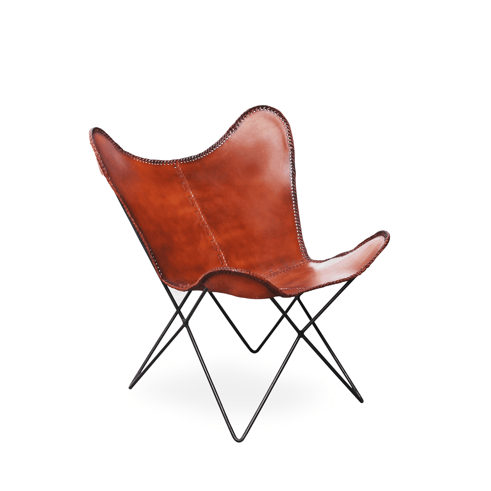 Butterfly leather chair