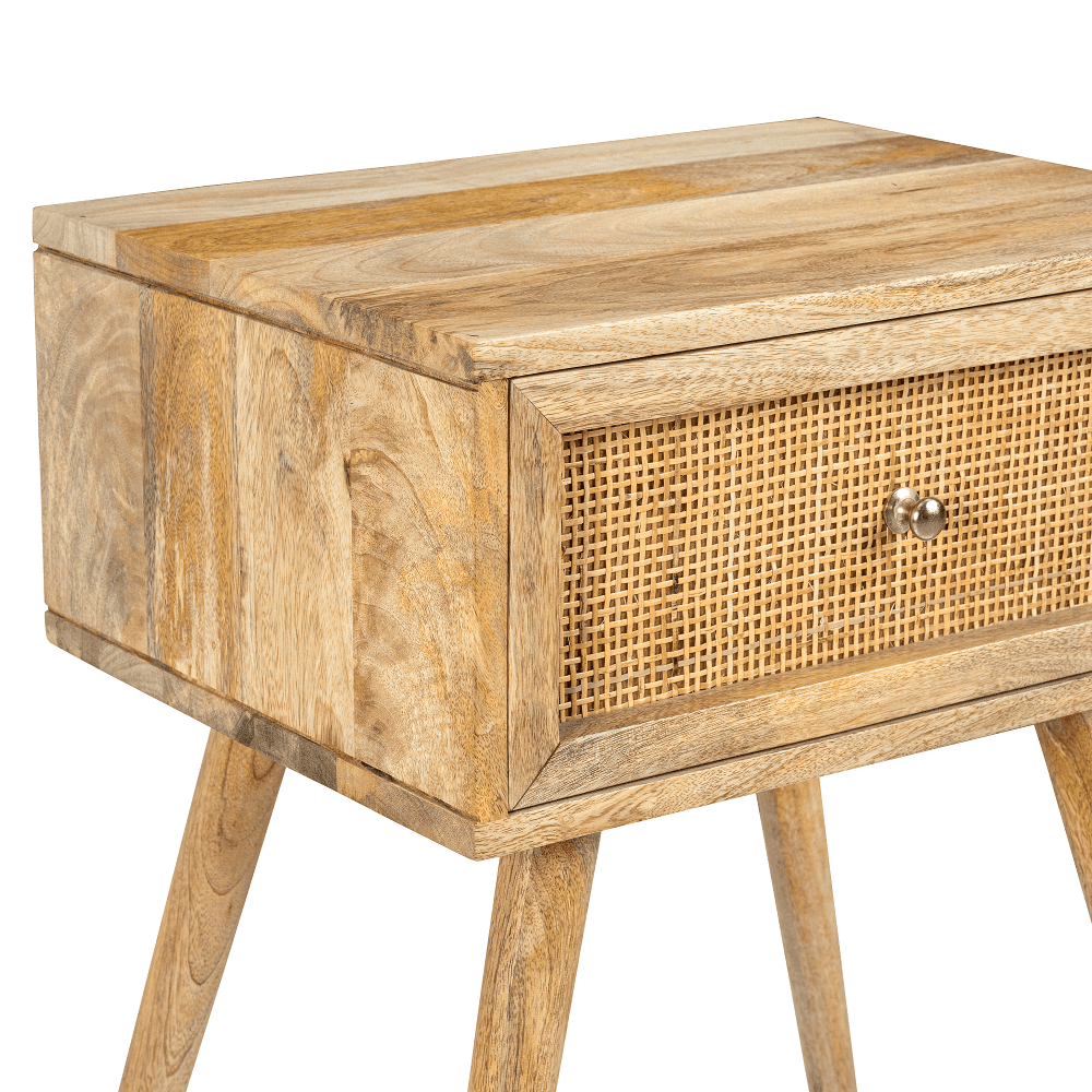Cotswold cane bedside table