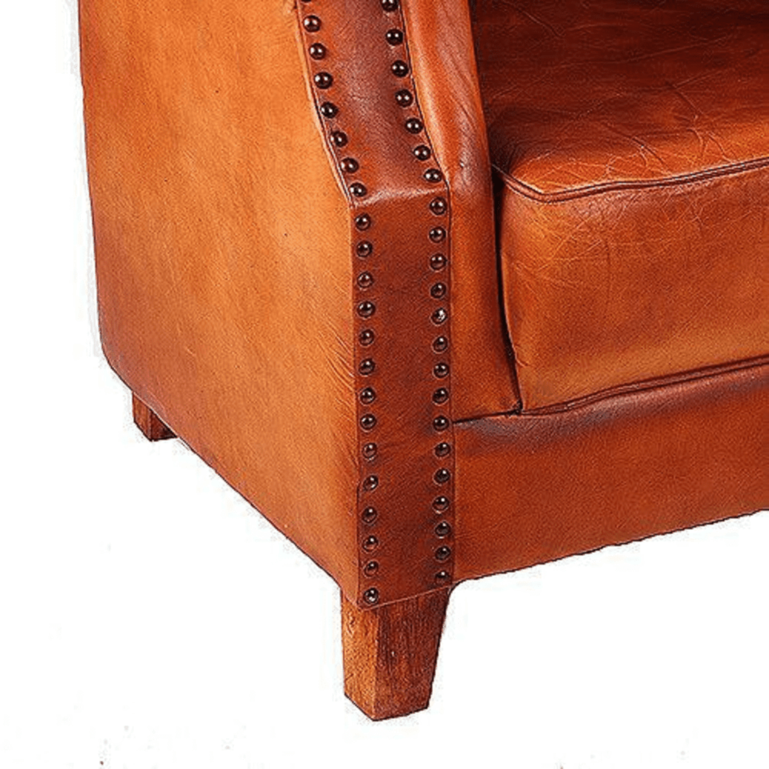 vintage leather arm chairs