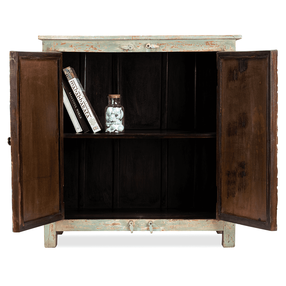 vintage wooden cabinet