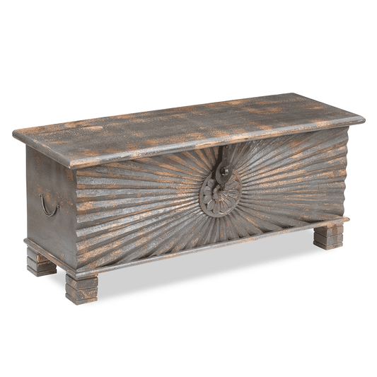 Buy Large Hope Chest, Primitive Chest, Rustic Trunk, Wooden Trunk, Country  Trunk, Blanket Chest, Pirate Chest, Storage Chest, Wooden Chest Online in  India 