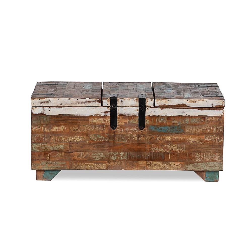 Reclaimed wood trunk online india