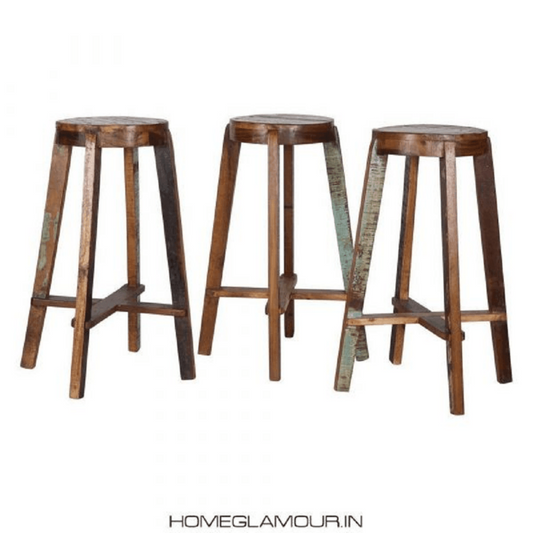 Reclaimed wood bar stool online