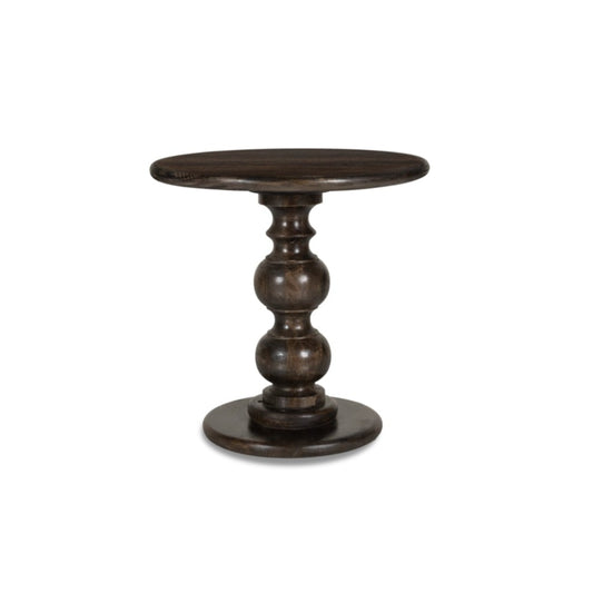 athena pedestal end table