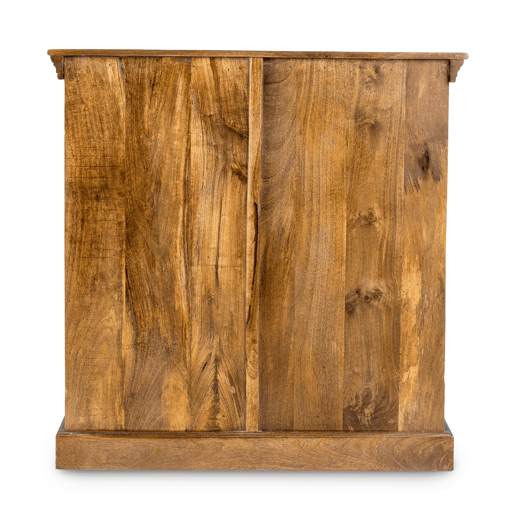 distressed rustic wooden cabinet